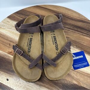Birkenstock Brown Strappy Sandals